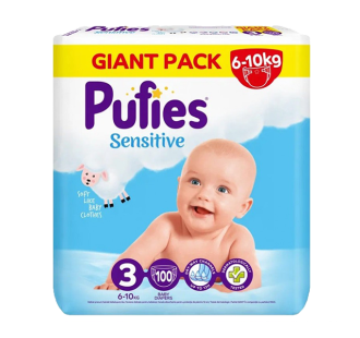 Տակդիրներ Puffies sensitive N3, 100 հատ