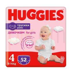 Վարտիք-տակդիրներ Huggies Ultra Comfort N4 , 52 հատ