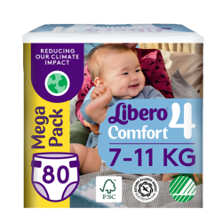 Տակդիրներ Libero Comfort N4, 80 հատ