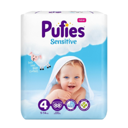 Տակդիրներ Puffies sensitive N4, 88 հատ
