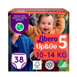Վարտիք-տակդիրներ  Libero Up&Go N5, 38 հատ
