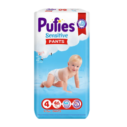 Վարտիք-տակդիրներ Puffies sensitive N4, 46 հատ