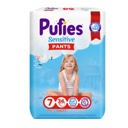 Տակդիր վարտիքներ Puffies sensitive N7, 34 հատ