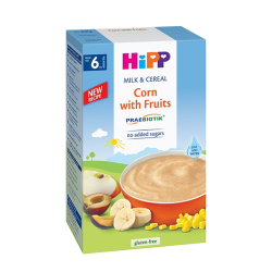 Каша Hipp кукуруза, банан, чернослив, 250 г
